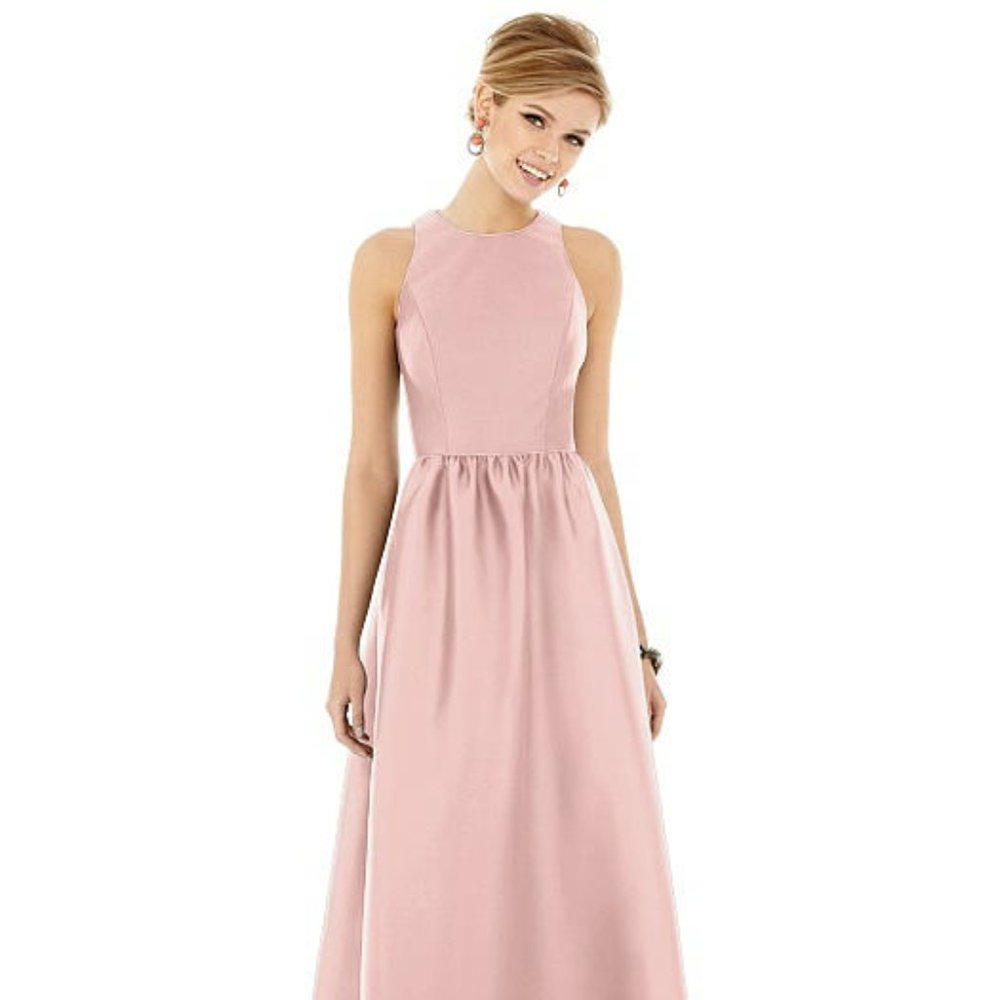 Alfred Sung D707 (Rose) Bridesmaid Dress